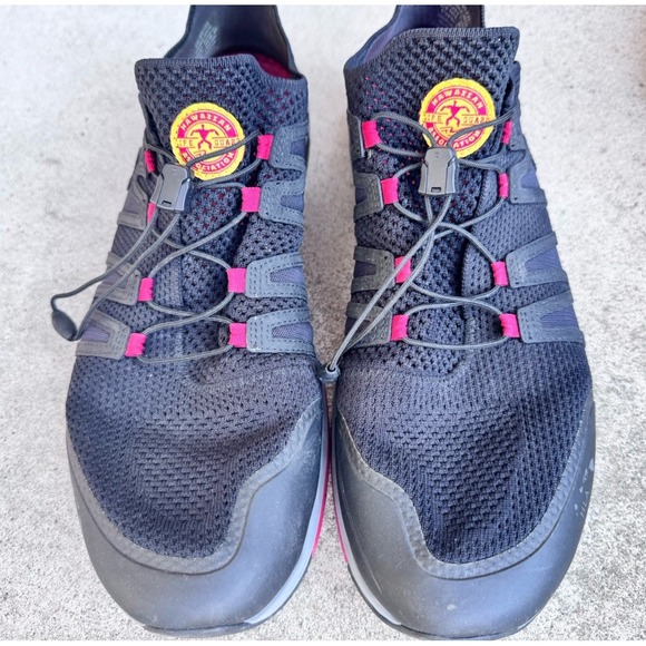 Olukai Imaka Trainer HLA Hawaiian‎ Lifeguard Edition Shoes Black Red Men's 14